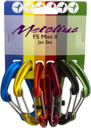 Metolius, F.S. Mini II Jet Carabiner Set - 6-Pack
