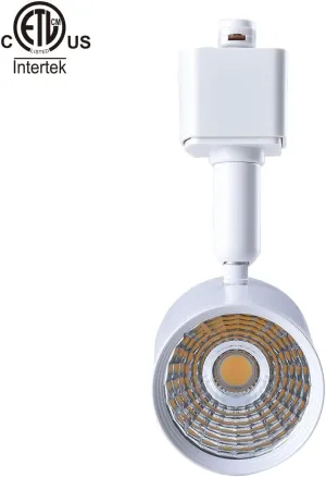 mirrea 6 Pack LED Track Lighting Heads Compatible with Single Circuit H Type Track Lighting Rail Ceiling Spotlight for Accent Task Wall Art Exhibition Lighting 6.5W 24° White (3000K Warm White)