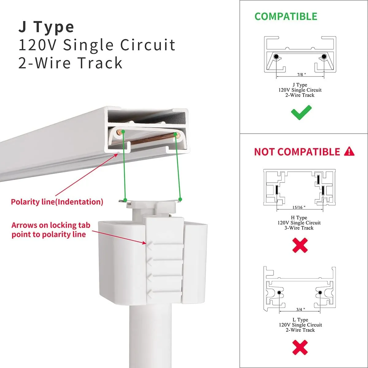 mirrea LED Track Lighting Heads Compatible with Single Circuit J Type Rail Ceiling Spotlight for Accent Task Wall Art Exhibition Lighting 6.5W 3000K Warm White 24° White Painted Pack of 12