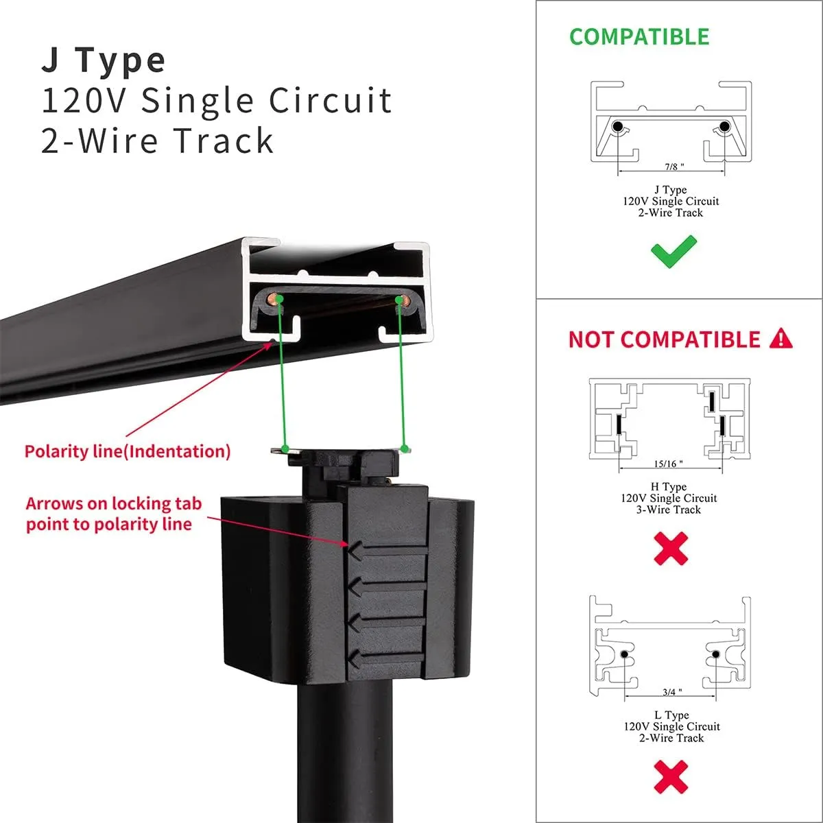 mirrea LED Track Lighting Heads Compatible with Single Circuit J Type Rail Ceiling Spotlight for Accent Task Wall Art Exhibition Lighting 6.5W 4000K Neutral White 24° Black Painted Pack of 12