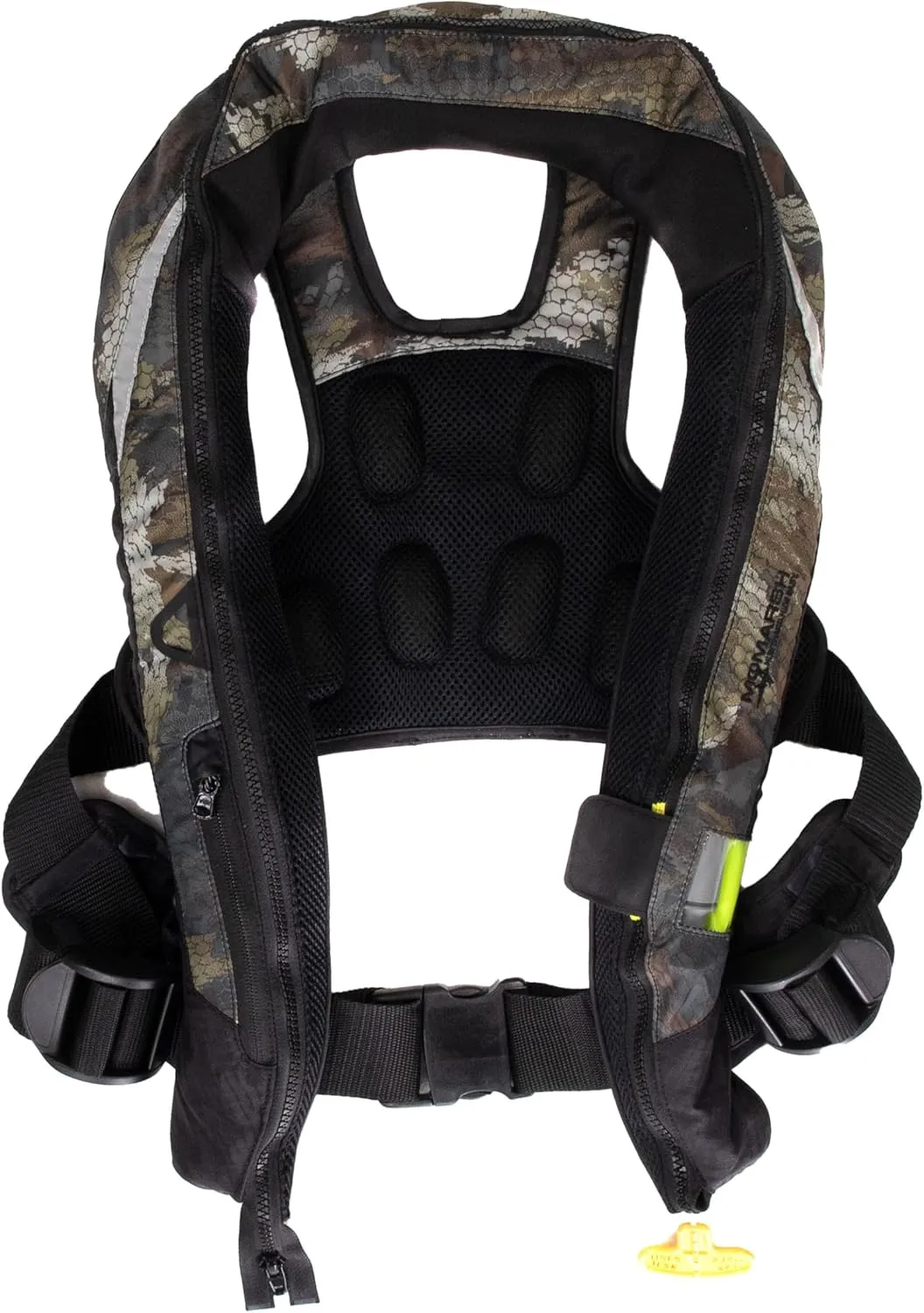 Momarsh Lifeline Auto Inflatable Personal Flotation Device 38g | Durable Waterfowl Hunting Life Jacket with Memory Foam Padding & Reflective Strips for Visibility | 40lb of Buoyancy (Optifade Timber)