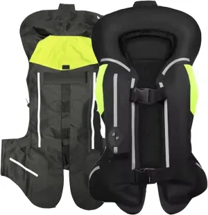 Motorcycle Air Bag Vest Lightweight, Wearable Air Bag Horse, With Reflective Tape With Neck And Tail Airbags