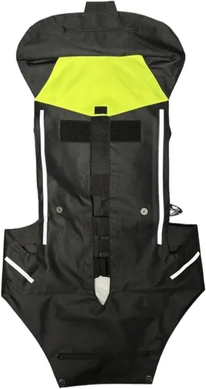 Motorcycle Airbag Vest Adjustable Vest, Unisex, With Reflective Tape, Back Protector, Equestrian Safety