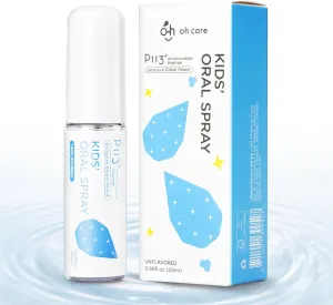 Mouth Spray for Kids, Toddler Toothpaste Helper, Fluoride Free Baby Toothpaste Cavity Protection, Oral Care with Natural P113  Antibacterial Peptide - for Newborns to Age 6, Original