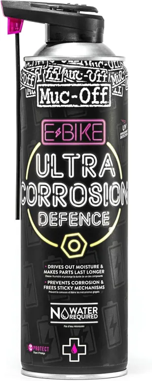 Muc Off 1112 E-Bike Ultra-Corrosion Defence, 485 Millilitres - Advanced Anti-Corrosive Protection Spray for Electric Bikes - Prevents and Dissolves Rust