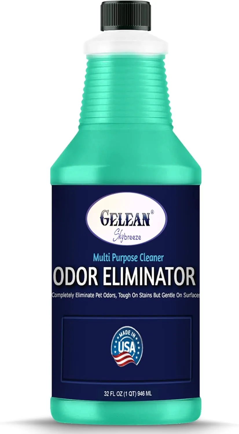 Multi Purpose Cleaner Odor eliminator for home - MADE IN USA - pH Neutral - Strong Odor Floor Cleaner - Cat and Dog Pee All Purpose Cleaner 32 oz - Sky Breeze