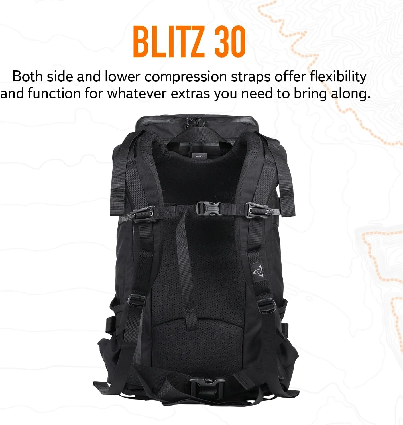 Mystery Ranch Blitz 30 Backpack - Tactical Daypack Molle Hiking Packs, 30L, S/M, Black