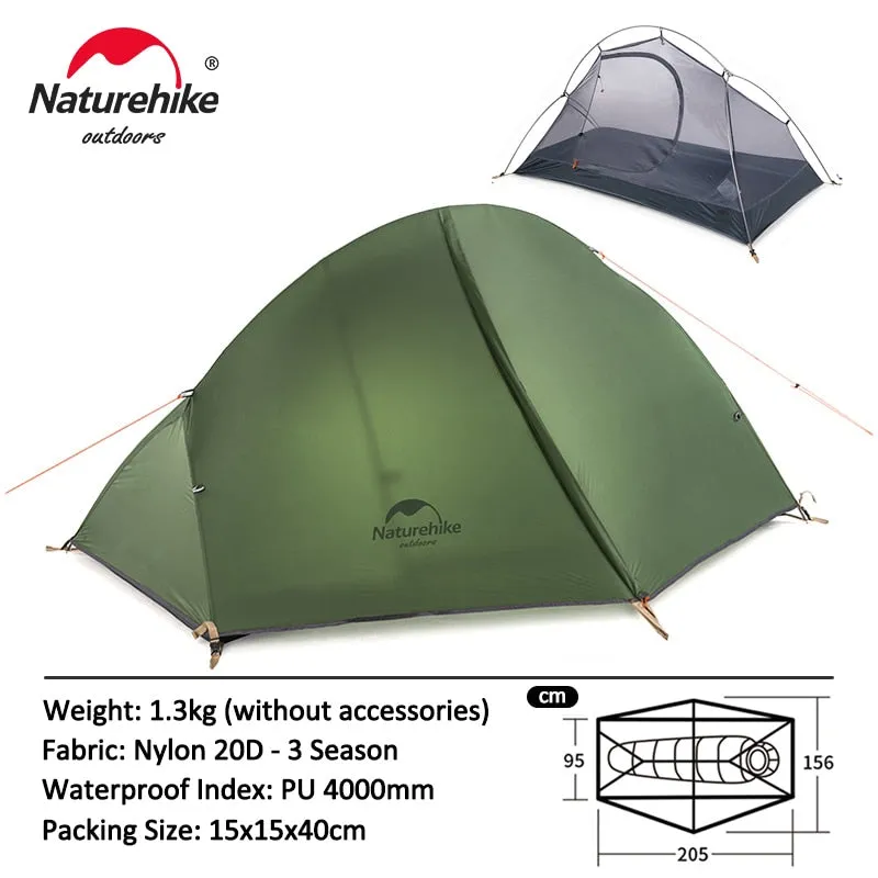 Naturehike Cycling Tent 1 Person Ultralight Backpacking