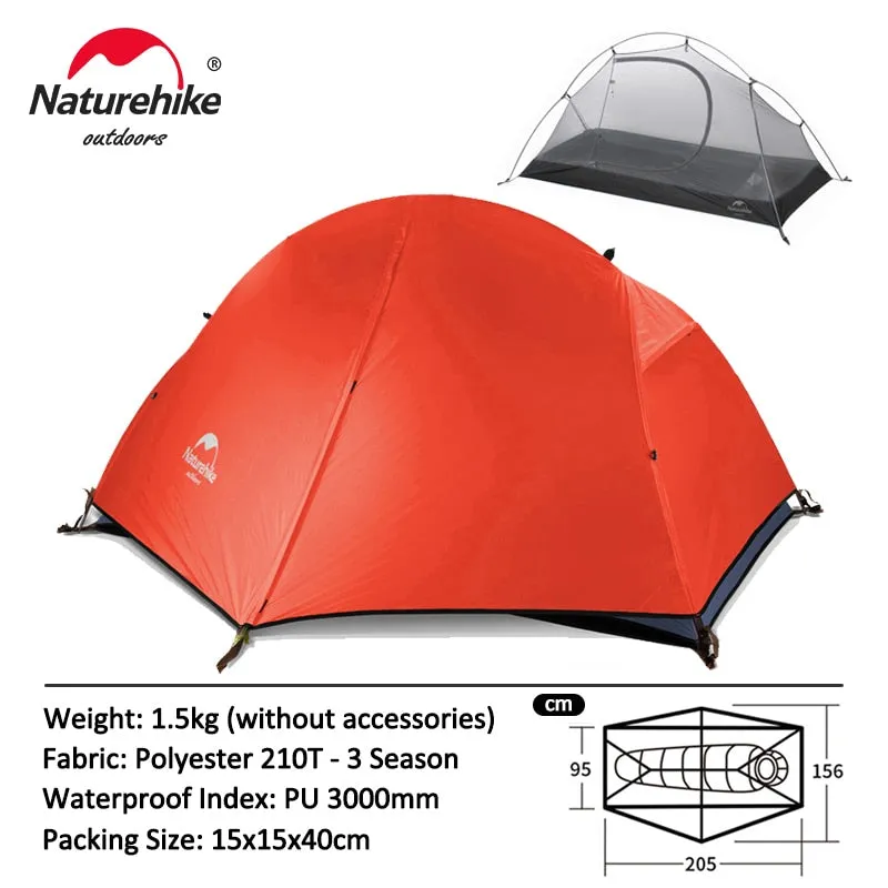 Naturehike Cycling Tent 1 Person Ultralight Backpacking