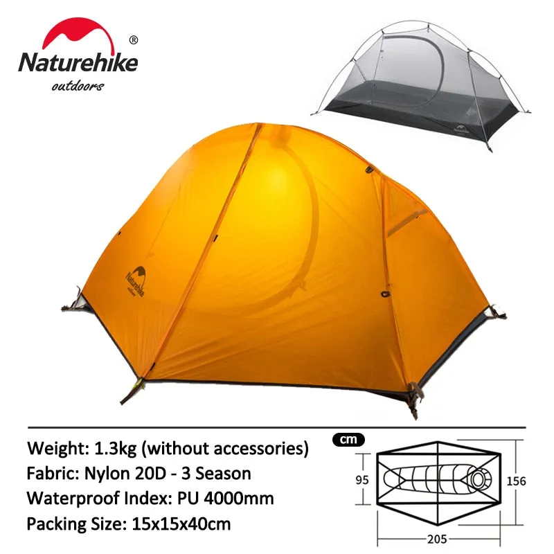 Naturehike Cycling Tent 1 Person Ultralight Backpacking