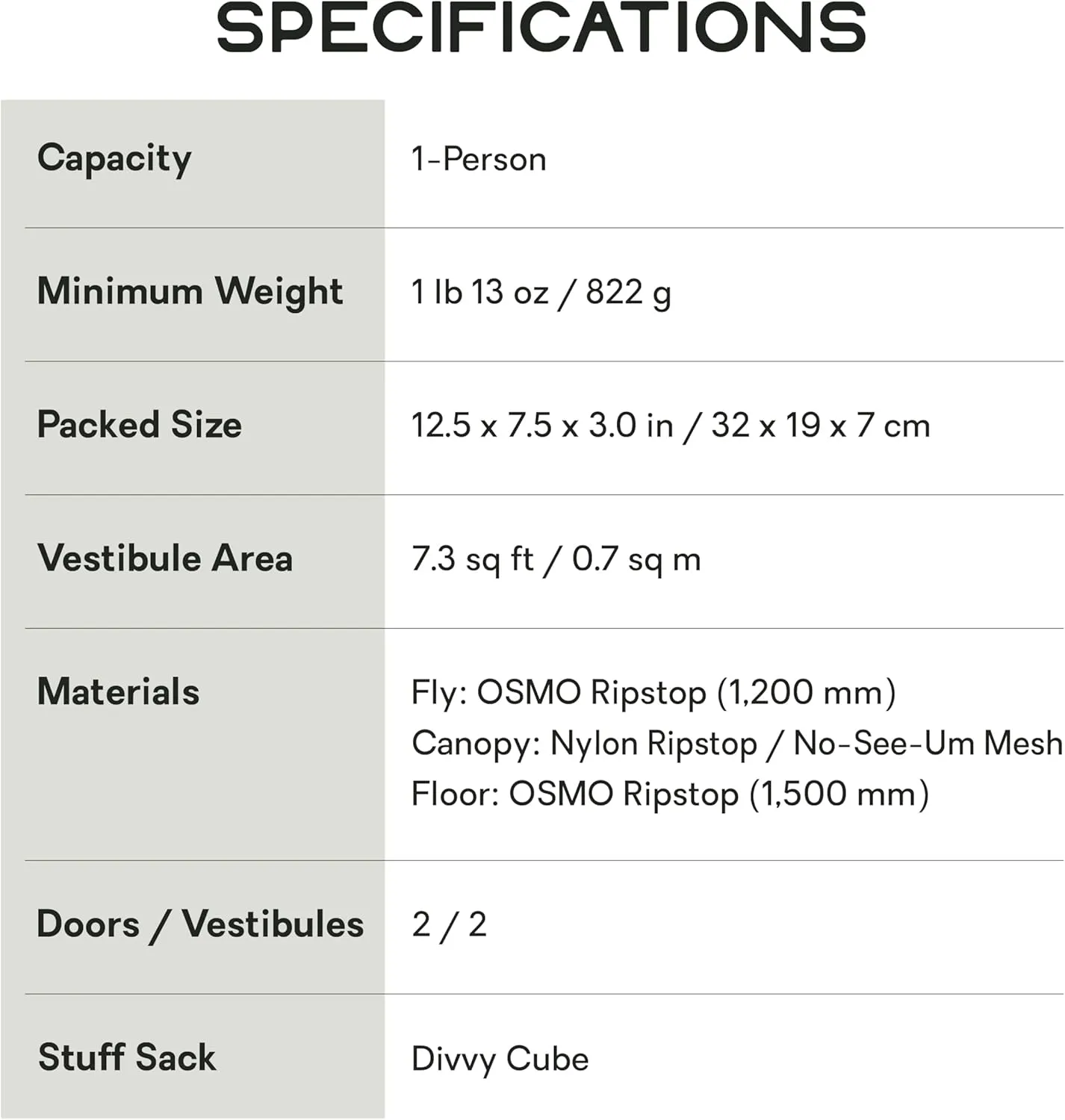 NEMO Equipment Hornet OSMO Ultralight Backpacking Tent