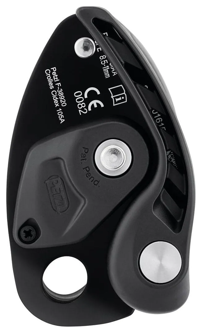 Neox Belay Kit - licht grijs, halfautomaat met safebiner