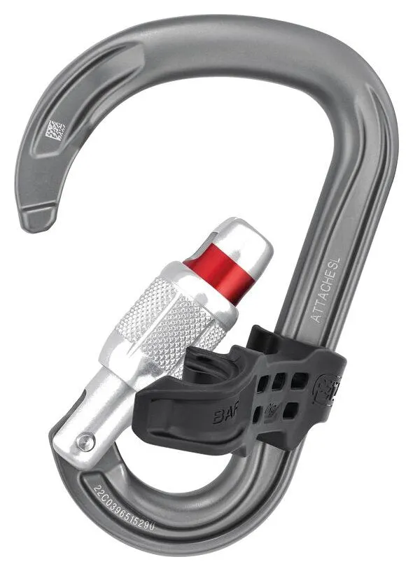 Neox Belay Kit - licht grijs, halfautomaat met safebiner