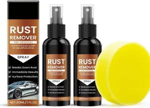Nexa Rust Remover Spray, 2025 New Rust Remover Spray Nexa, Rusts Removers for Metal, Rid Of Rust Forever for Multiple Surfaces Metal, Tools, Cars, Chains (2*pcs)