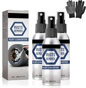 Nexa Rust Remover Spray, Rust Remover for Metal, Nexa 2.0 Destroys Rust & Dirt in One Application, for Heavy Duty Rust Dissolver for Metal, Tools, Cars, Chains (3PCS)