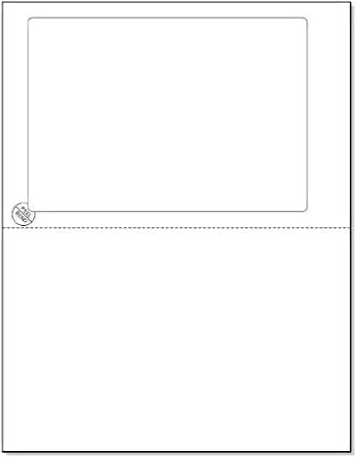 NextDayLabels - Click Ship Integrated Labels with Tear Off Receipt, Designed for Printing Online Labels. 8-1/2" x 11" Sheet with one Label 6.8125" x 4.75", Use for USPS, Ebay, Paypal, Etsy, ETC. (100)