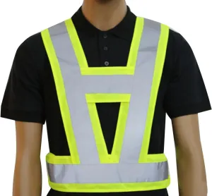 Night Light Reflective Safety Elastic Vest Sports Reflective Vest 2 Pack