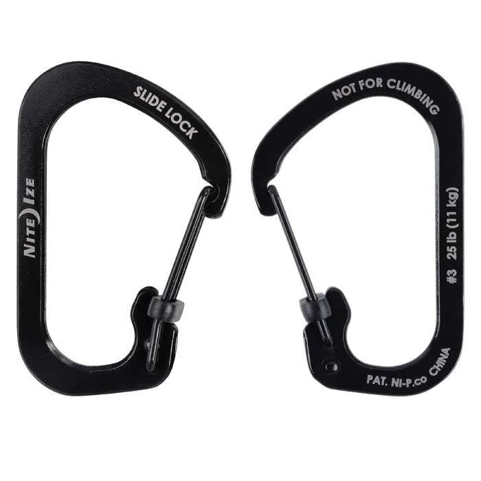 Nite Ize SlideLock Carabiner Set #2, #3, #4