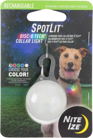 Nite Ize SpotLit Rechargeable Disc-O Tech Light Dog Collar