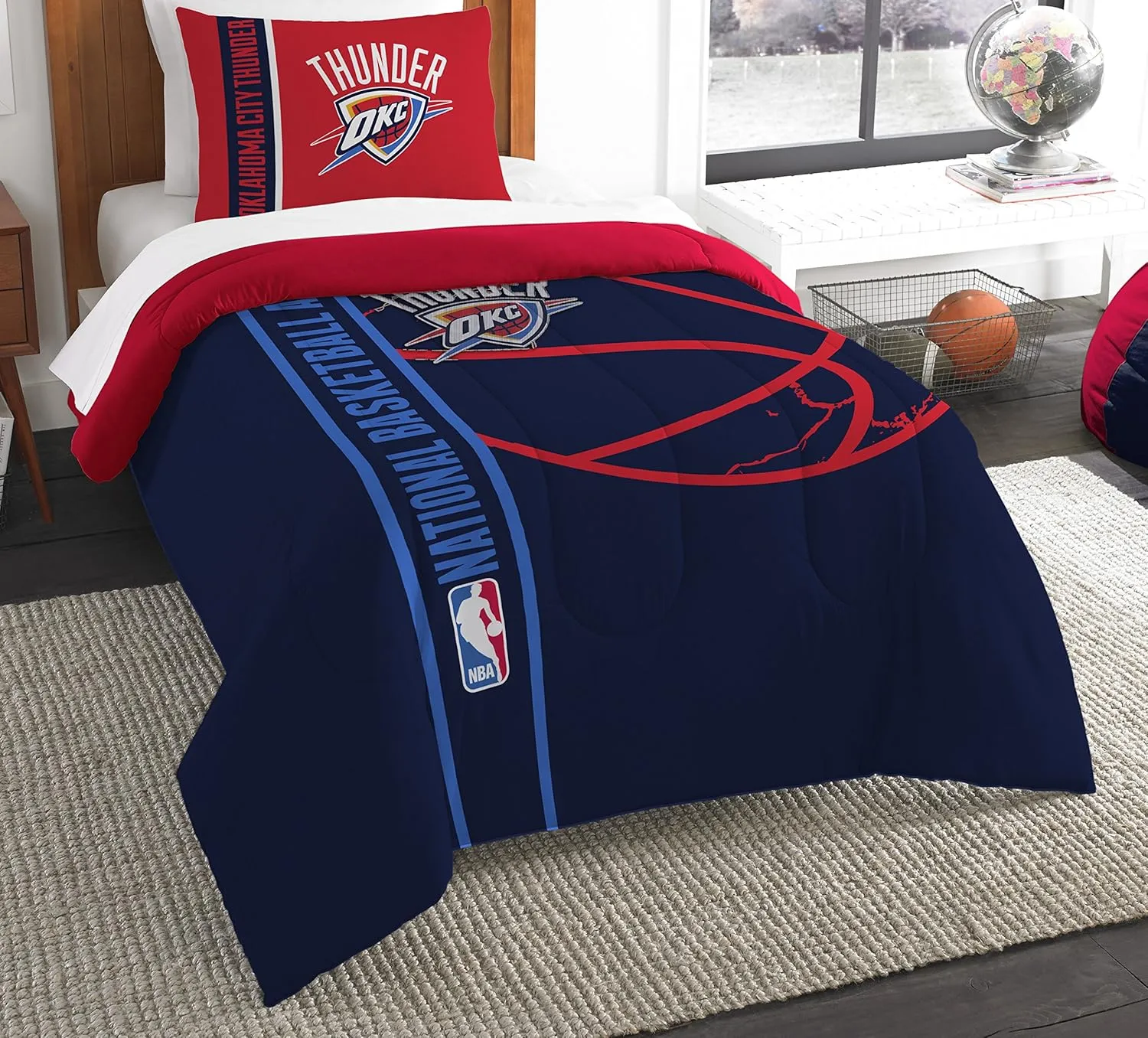 NORTHWEST NBA Unisex-Adult Comforter and Sham Set