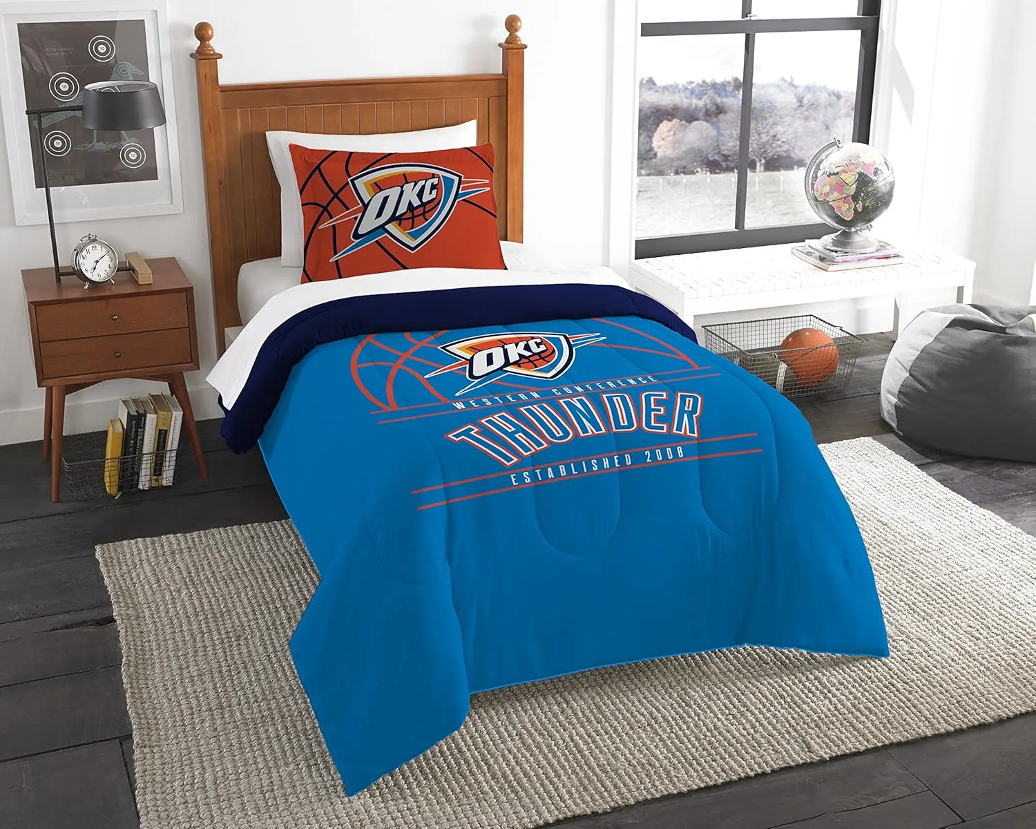 NORTHWEST NBA Unisex Comforter and Sham Set