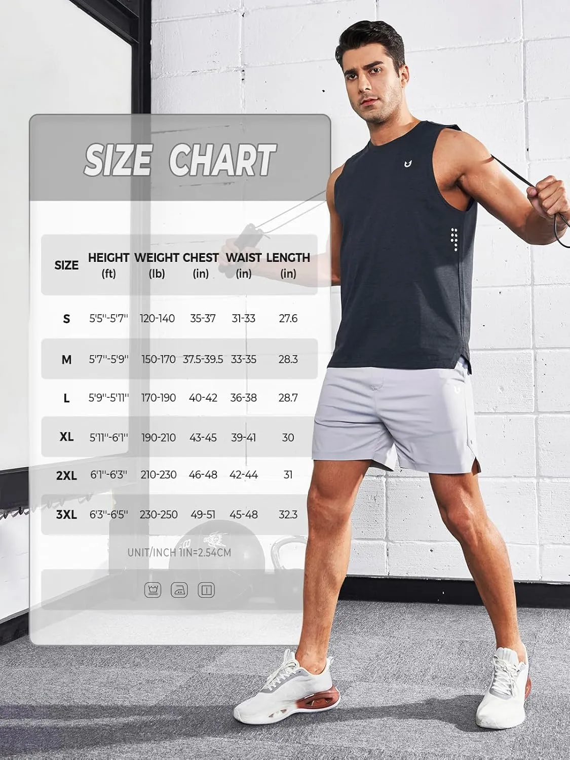 NORTHYARD Men's Workout Tank Tops Quick Dry Running Shirts Sleeveless Muscle Shirts Athletic Training Sports