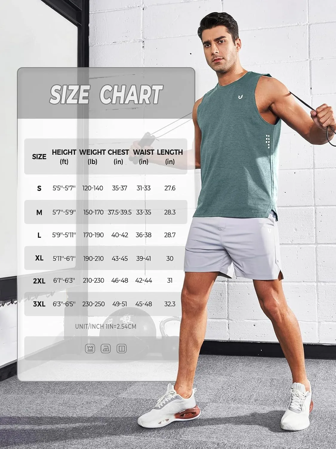 NORTHYARD Men's Workout Tank Tops Quick Dry Running Shirts Sleeveless Muscle Shirts Athletic Training Sports