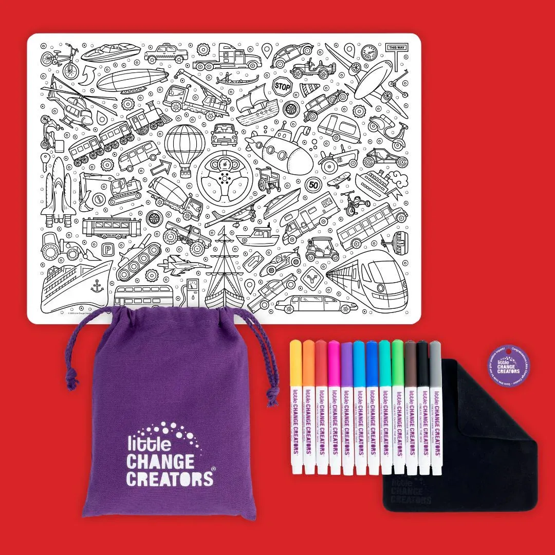 ON-THE-GO Re-FUN-able™ Colouring Set