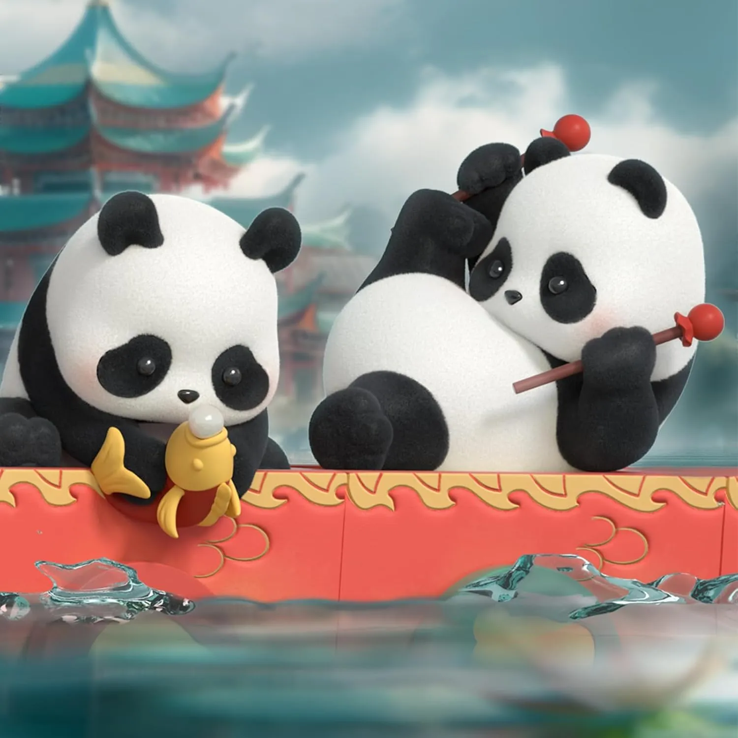 Panda Roll Dragon Boat Racing Blind Box