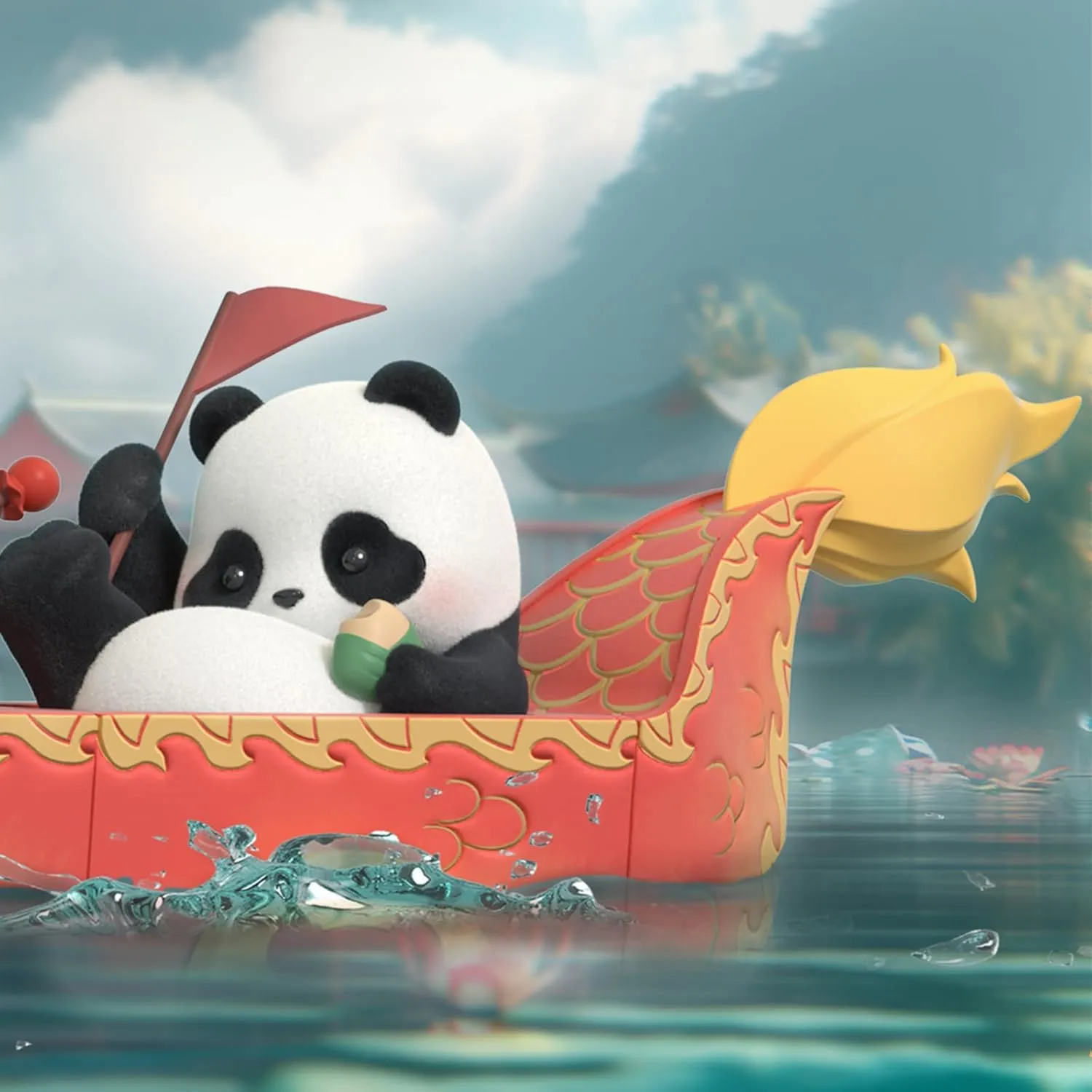 Panda Roll Dragon Boat Racing Blind Box