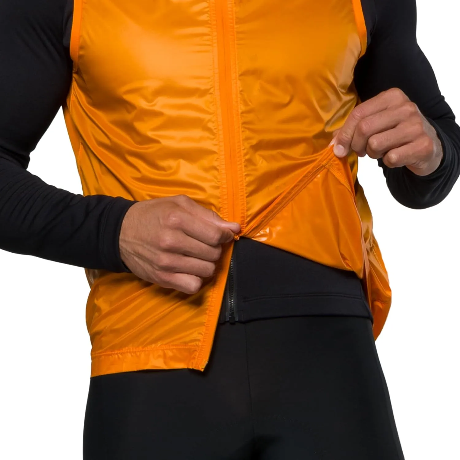 PEARL IZUMI Men's Attack Barrier Vest, Form Fitting Cycling Vest With Water Repellent Treatment & Reflective Elements