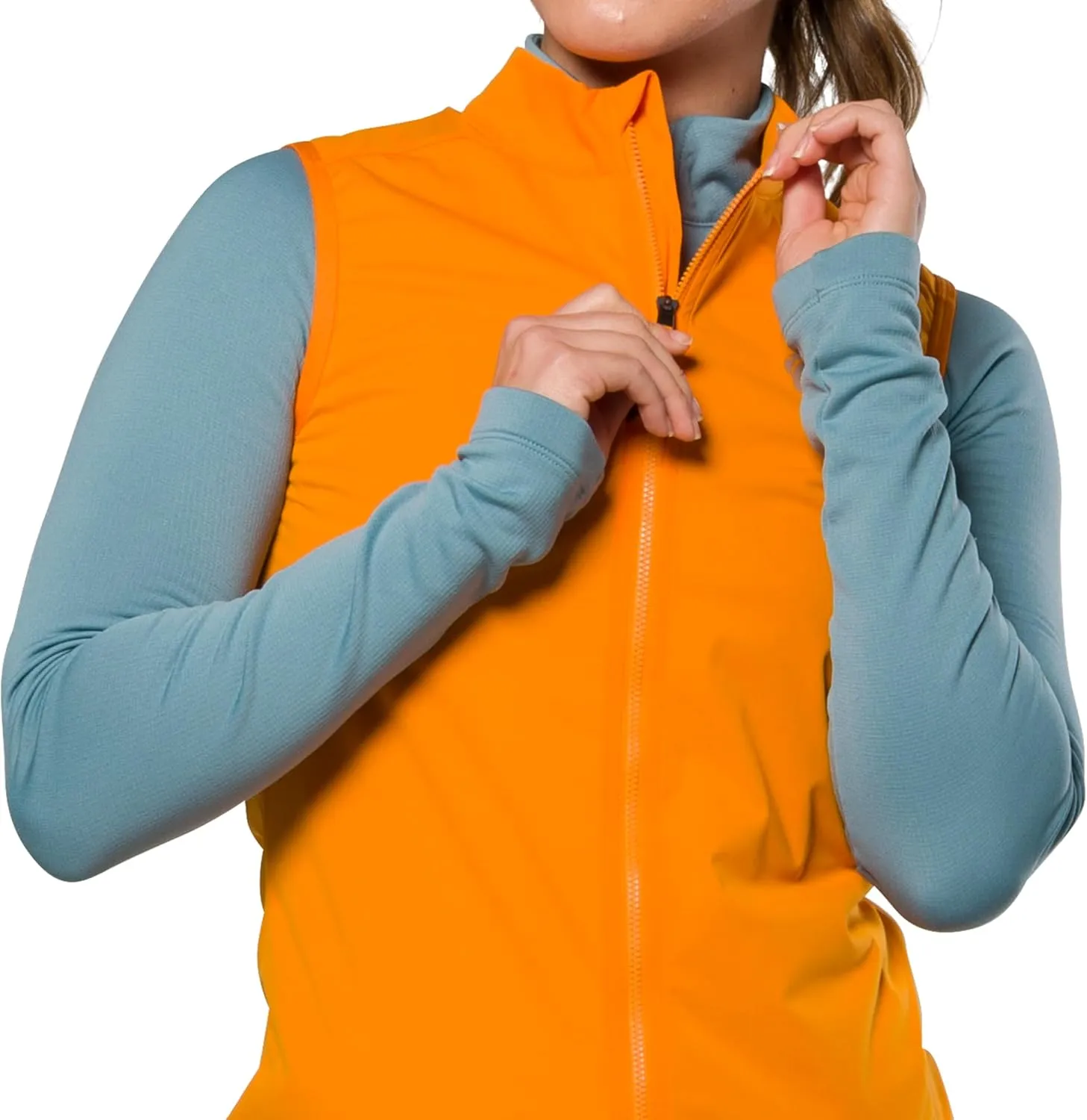 PEARL IZUMI Women's Pro Barrier Vest, Form Fitting Windproof & Sleeveless Cycling Vest With Reflective Elements For Safety,