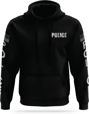 POLICE Reflective Performance Hoodie | High Visibility Safety Apparel | 100% Polyester for Odor Free Quick Dry Comfort.