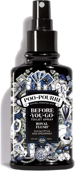 Poo-Pourri Before-You-go Toilet Spray, Royal Flush Scent, 4 Fl Oz