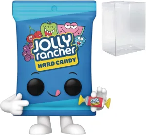 POP Foodies - Jolly [Rancher] - Jolly [Rancher] Hard Candy Bag Funko Vinyl Figure (Bundled with Compatible Box Protector Case), Multicolor, 3.75 inches