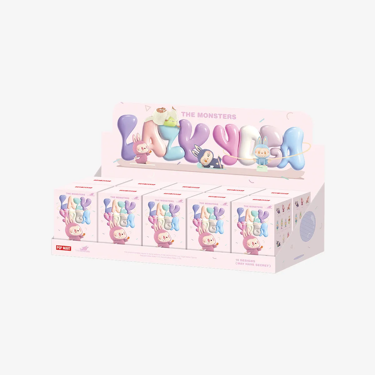 POP MART THE MONSTERS Lazy Yoga Series Figures Blind Box