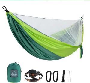 Portable Quick Set Mosquito Net Camping Hammock Outdoor Hanging Bed Sleeping Swing