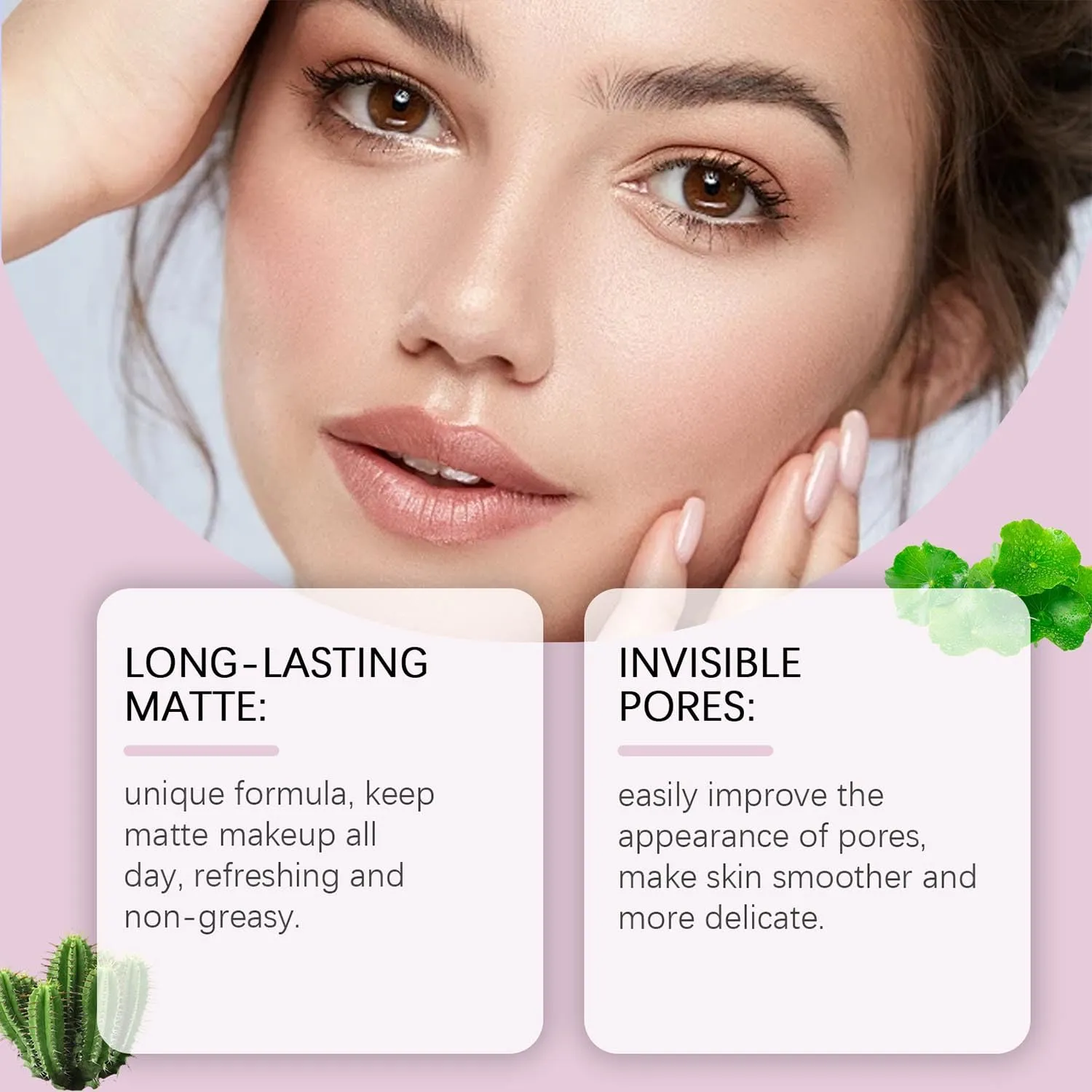 Powder Melt Glass Setting Spray, Hydrating Ultra-Smooth Finish- Size Setting Spray, Makeup Wear up to 12 Hours (3pcs)