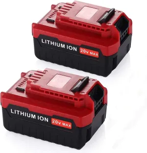 Powerextra 2 Pack 6.0Ah 20V MAX Lithium Replacement Battery Compatible with Porter Cable PCC685L PCC680L