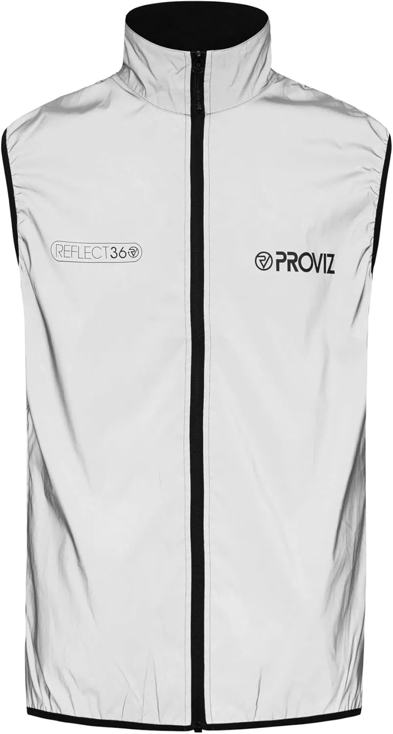 Proviz Men's REFLECT360 Waterproof Cycling Gilet Hi Visibility Reflective Bike Vest