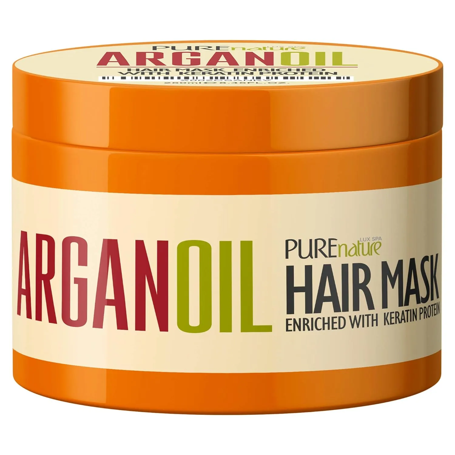 PURE NATURE Moroccan Argan Oil Hair Mask and Moroccan Argan Oil Heat Protectant Spray for Hair with Keratin and Moroccan Argan Oil Shampoo and Conditioner Set