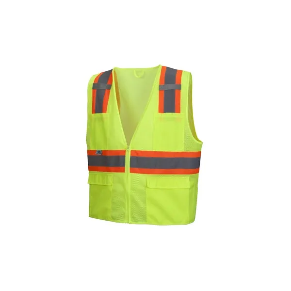 Pyramex Class 2 Hi-Vis Safety Vest with Contrasting Trim