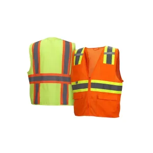 Pyramex Class 2 Hi-Vis Safety Vest with Contrasting Trim