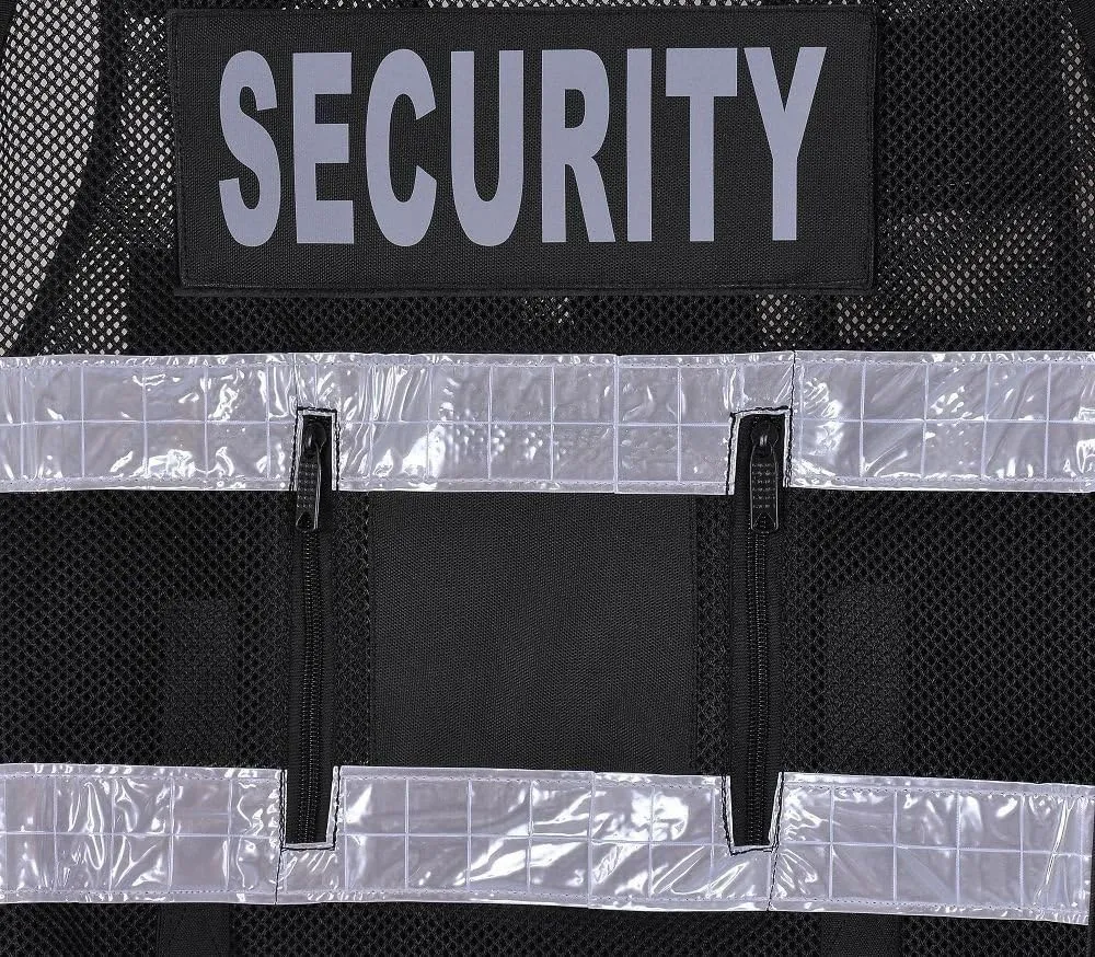 RAC3 High Visibility Security Vest with Reflective Stripes - Ideal for Safety and Identification