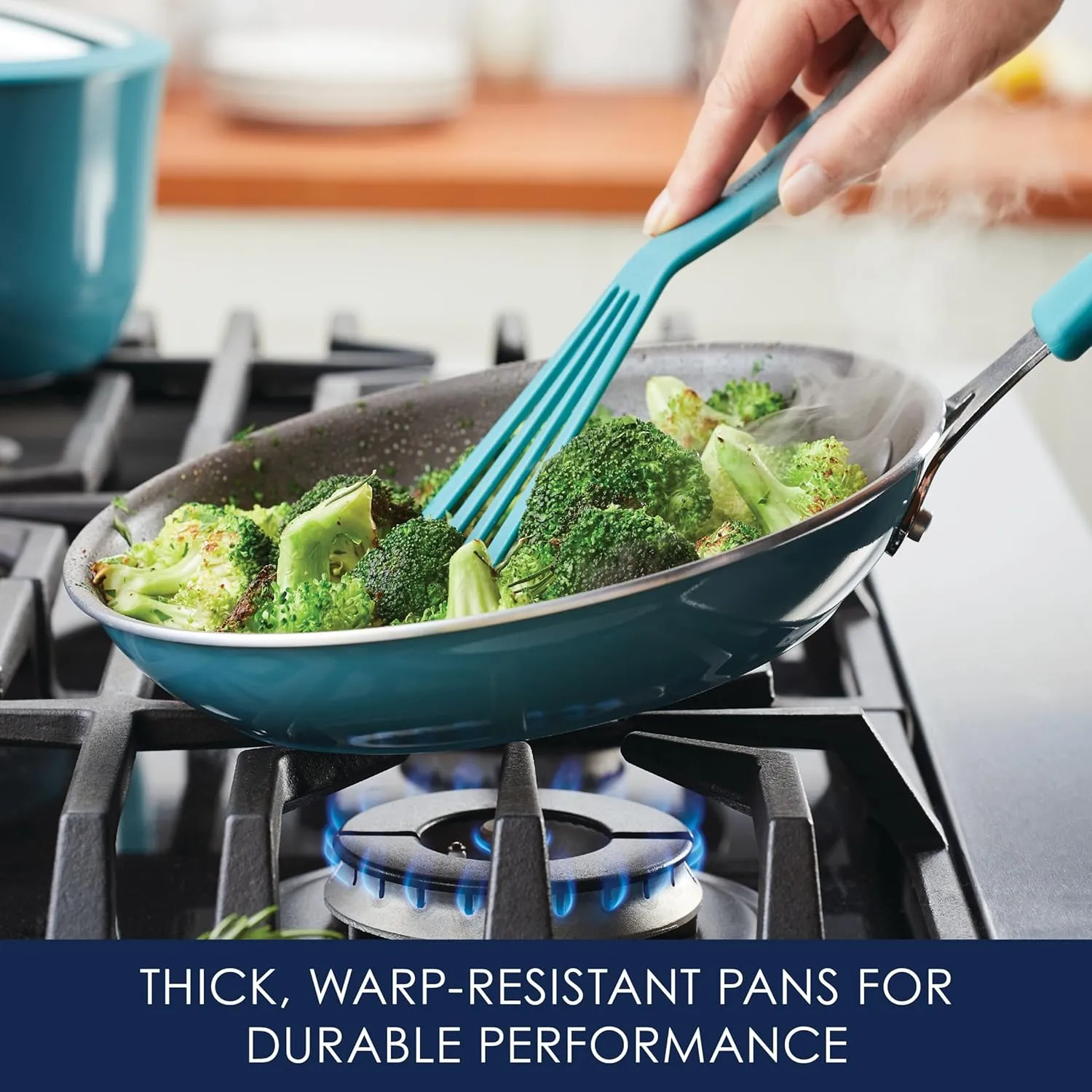 Rachael Ray Cook   Create Nonstick Frying Pan/Skillet, 10 Inch, Agave Blue
