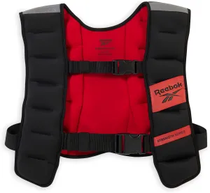 Reebok Weighted Vest – Premium Material, Adjustable Fit, Reflective Elements for Full-Body Workouts, Strength Training, and Rehabilitation