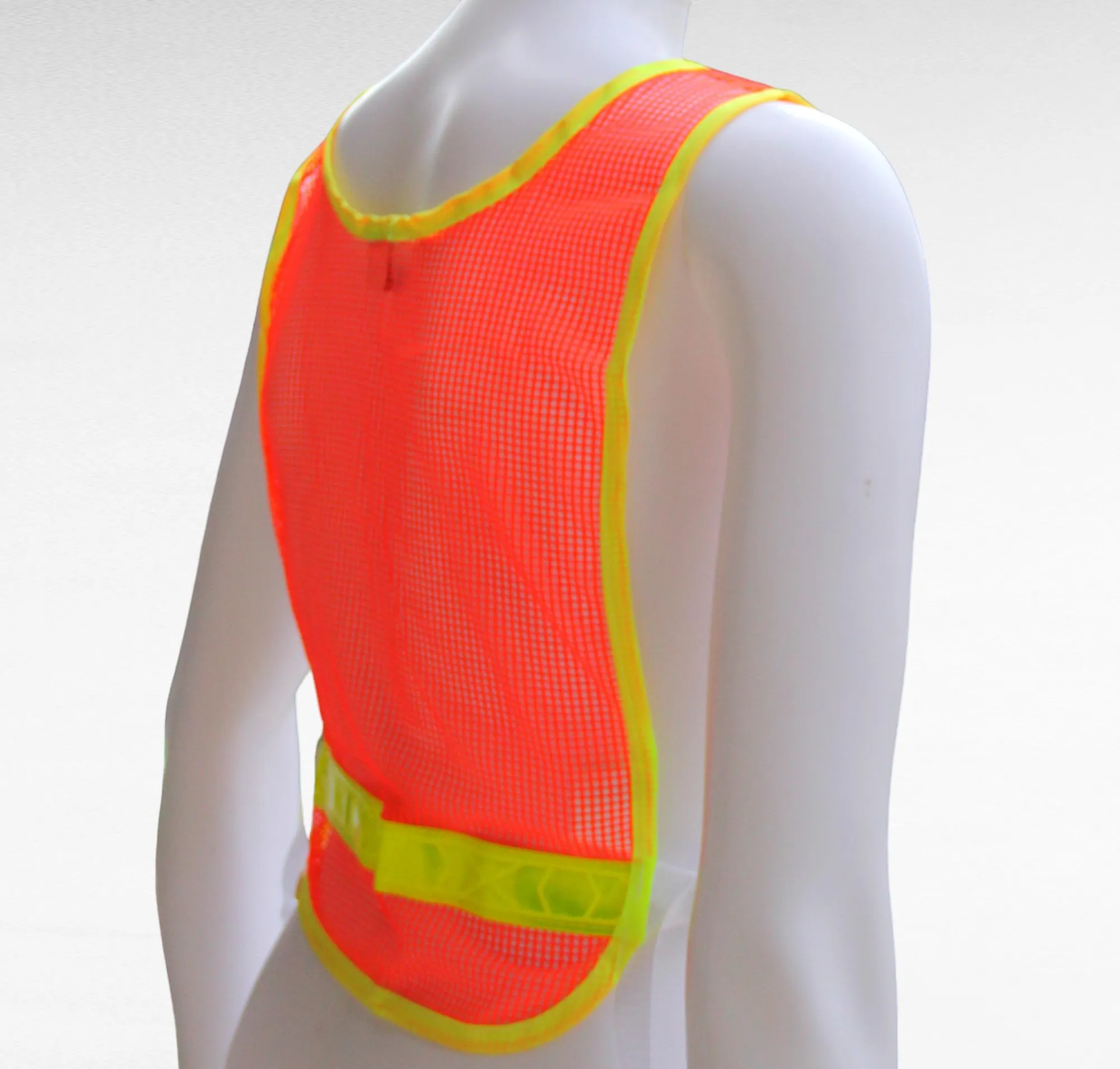Reflective Cross Training Vest Orange/Lime