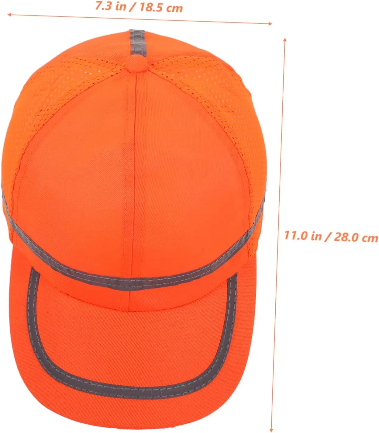 Reflective Safety Helmet Sun Caps for Men Safety Hard Hat Hats Brim Outdoor Cyclist Cool Hat Cycling