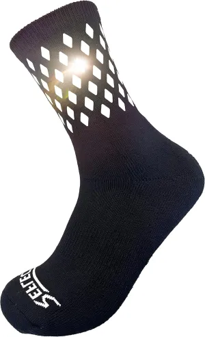 Reflective Socks - High Visibility Cycling and Running Socks for Night Runners, Bikers, and Outdoor Athletes