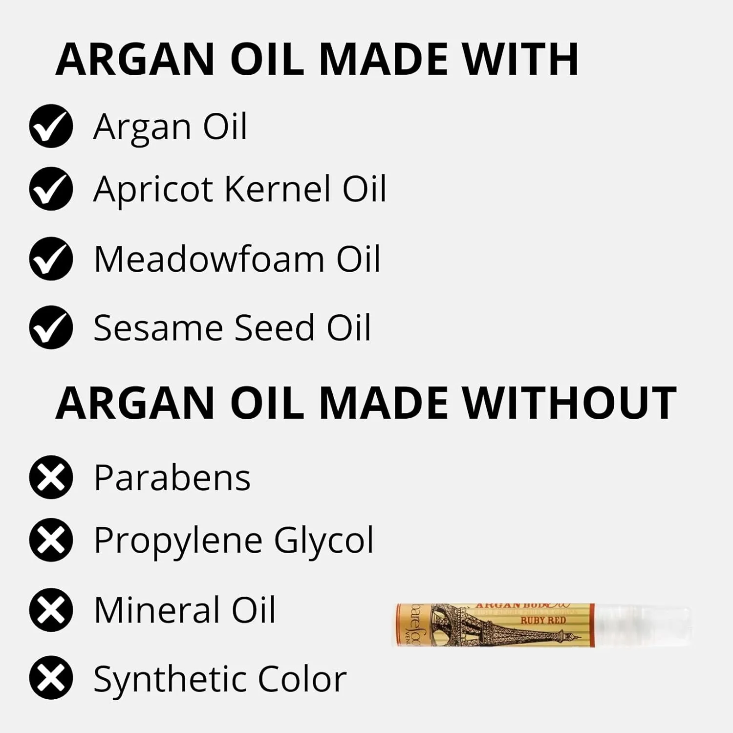 Ruby Red Bundle: Instant Hand Repair (3 oz), Mini Instant Hand Repair (1 oz), Argan Body Oil (0.27 oz)